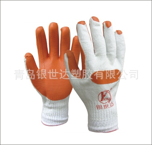 贴片手套胶片手套劳保手套厂家直销软胶片手套