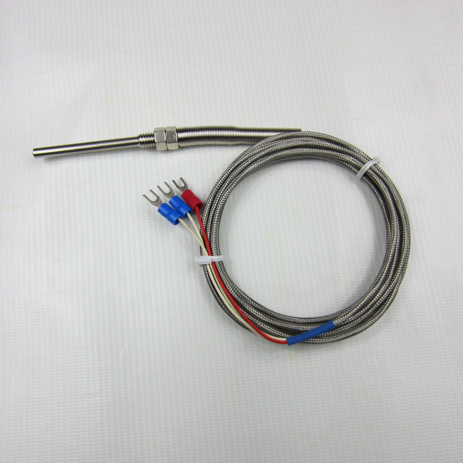 Провод датчика температуры термального сопротивления ПТ100 ПТ1000 КУ50 трехжильный защищая может раскрыть билет НДС 13%