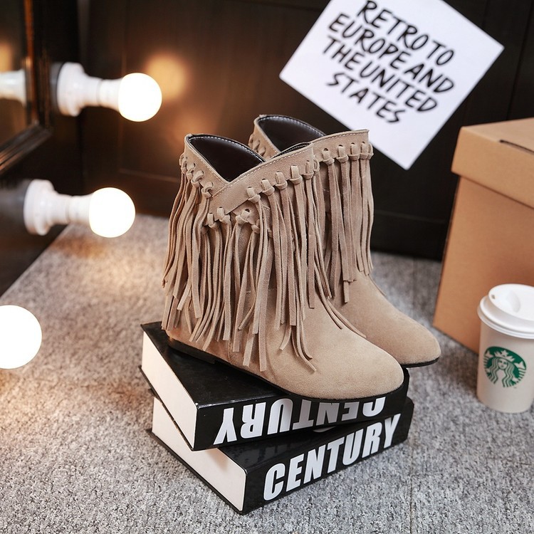 Bottes femme en PU artificiel - Ref 3355230 Image 21