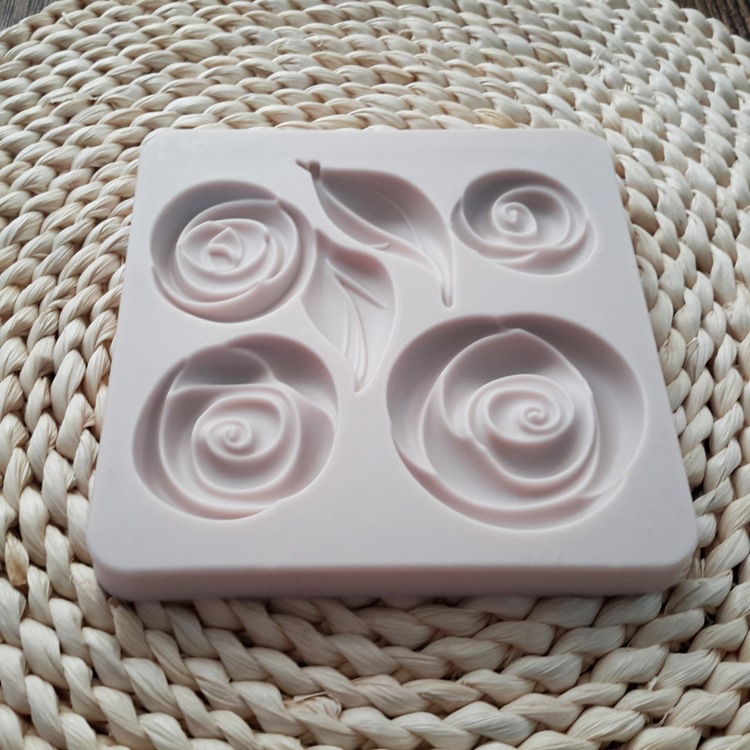 Diferentes tamaños de flores fondant molde de silicona molde de chocolate molde de jabón DIY herramientas para hornear muestra directa de fábrica