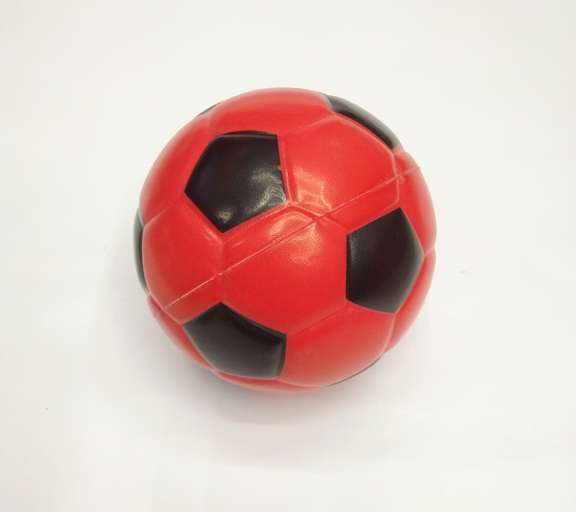 厂家发泄 儿童运动玩具球 pu发泡海绵弹力玩具球10cmPU彩色足球详情14
