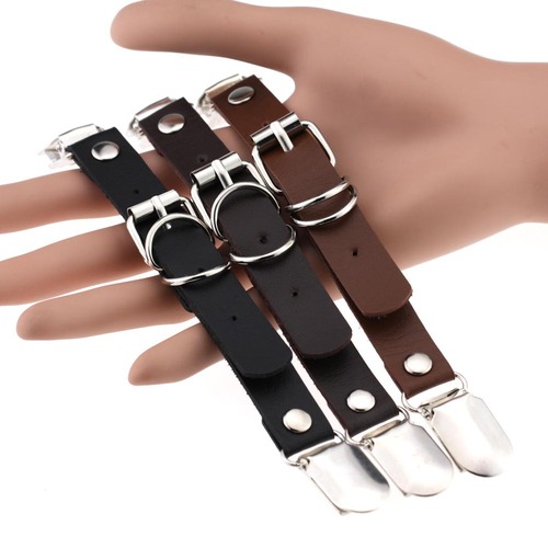 Factory direct sales Harajuku double-headed duckbill leather punk hip-hop hip-hop leg rings sexy body shaping garter belt garter clip