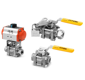 BHSS-FL4-05 飞托克 三片式球阀 高压系列