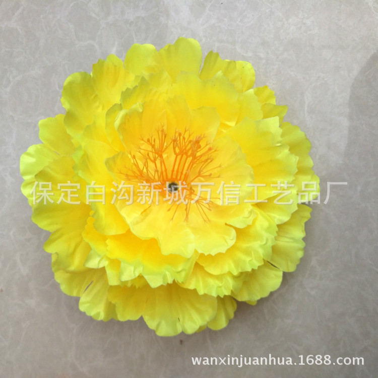 清明祭祀手把花花朵仿真牡丹花花圈造型用花