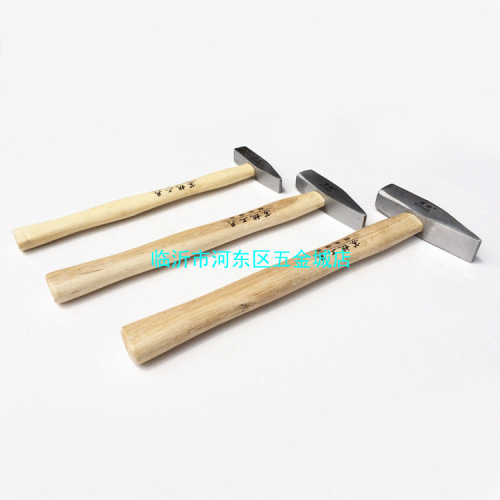 Manufacturer supplies fitter hammer wooden handle 100/200/300g/500g hammer hammer reinforced nail hammer Linyi hammer