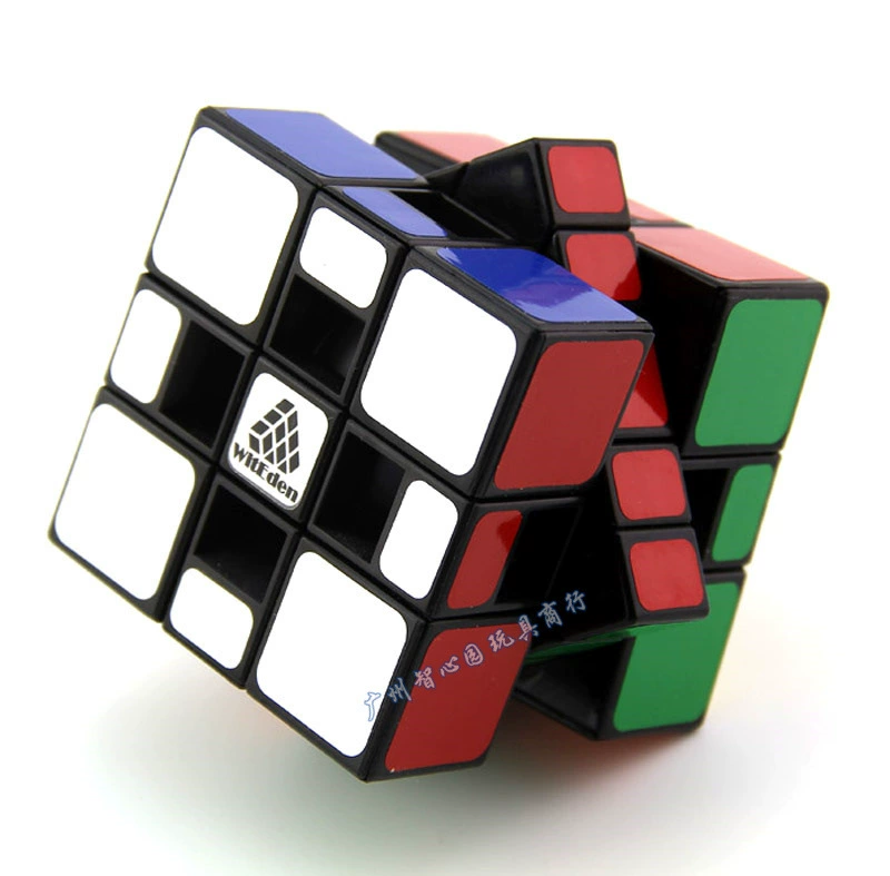 Интеллектуальные развлечения, черный кубик Рубика, второе поколение, 3x3