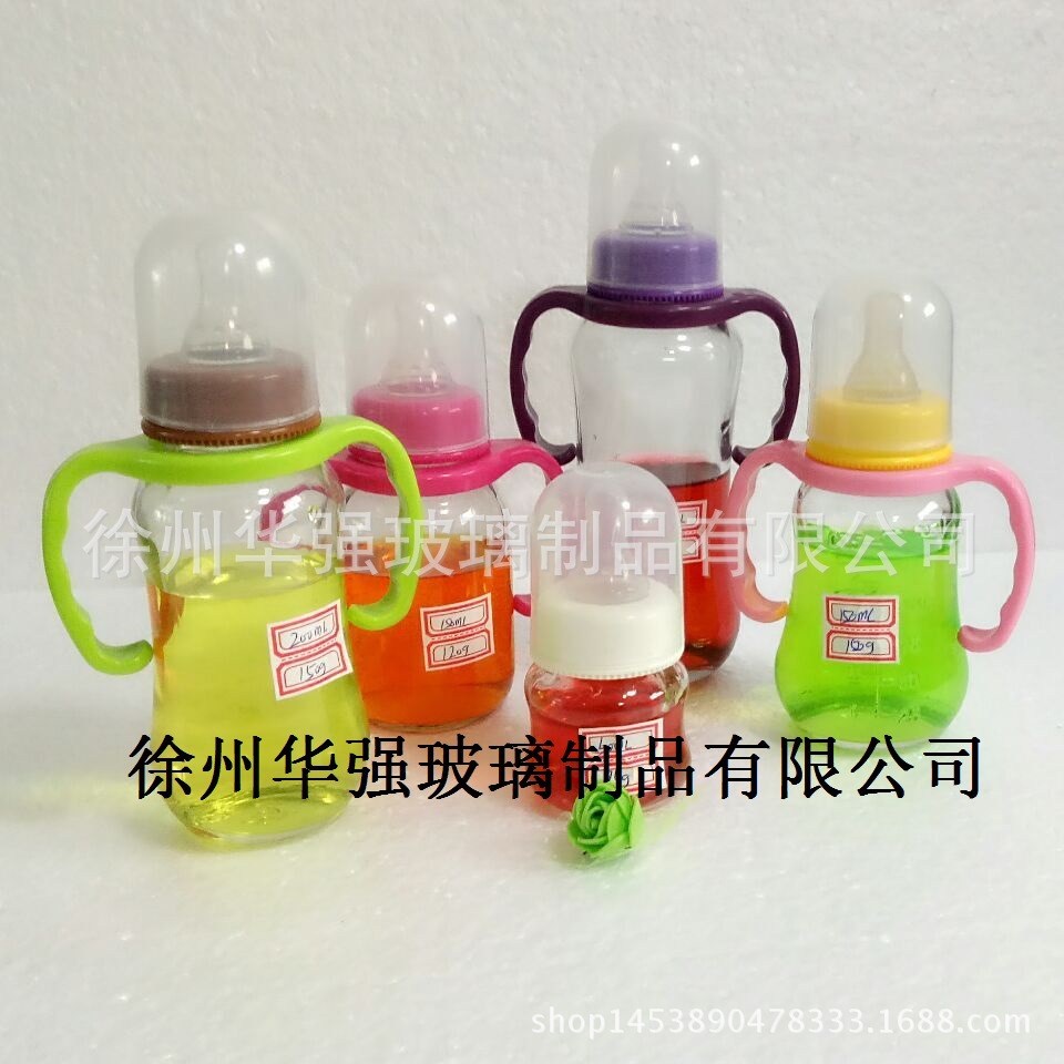 奶茶奶瓶 批发婴儿奶嘴成人可爱 一次性玻璃奶瓶酸奶果