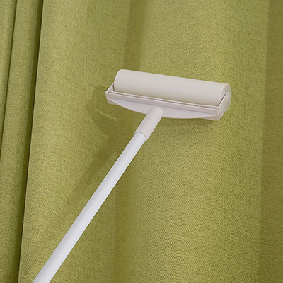 Multi-purpose retractable lazy roller hair sticking device hair dust broom