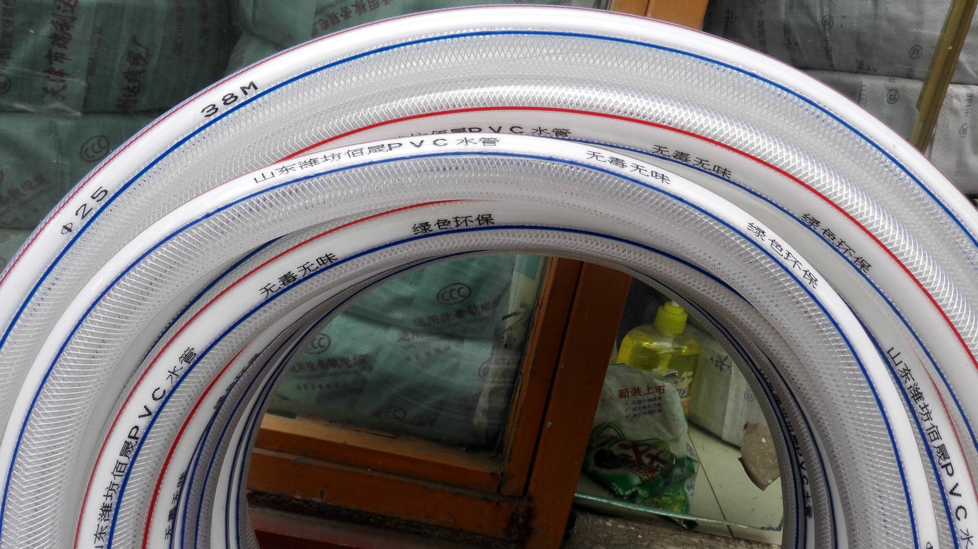 批发管四季柔软纤维管4分6分1寸PVC软管(10米以上包邮)