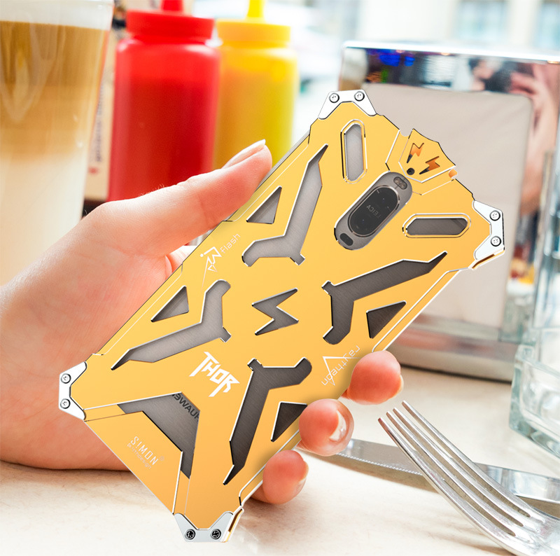 SIMON THOR Aviation Aluminum Alloy Shockproof Armor Metal Case Cover for Huawei Mate 9 Pro