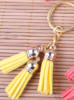 Fashionable keychain with tassels, high-end pendant, handmade, wholesale