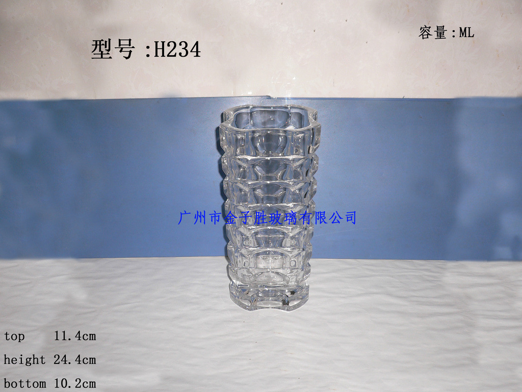 供应花瓶 节节高花瓶 创意花瓶 玻璃花瓶