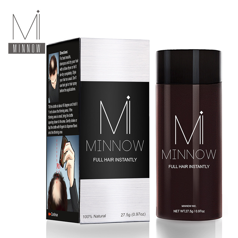 Dense hair fiber minnow Far more than toppik fibre Wig Alopecia Thinning hair 27 gram