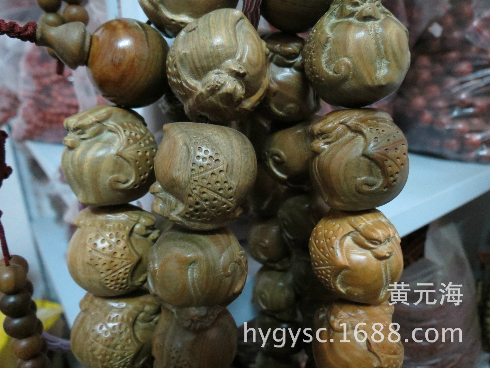 绿檀木蝠寿双全挂件 富贵鱼车挂 把玩手持热卖推荐|ru