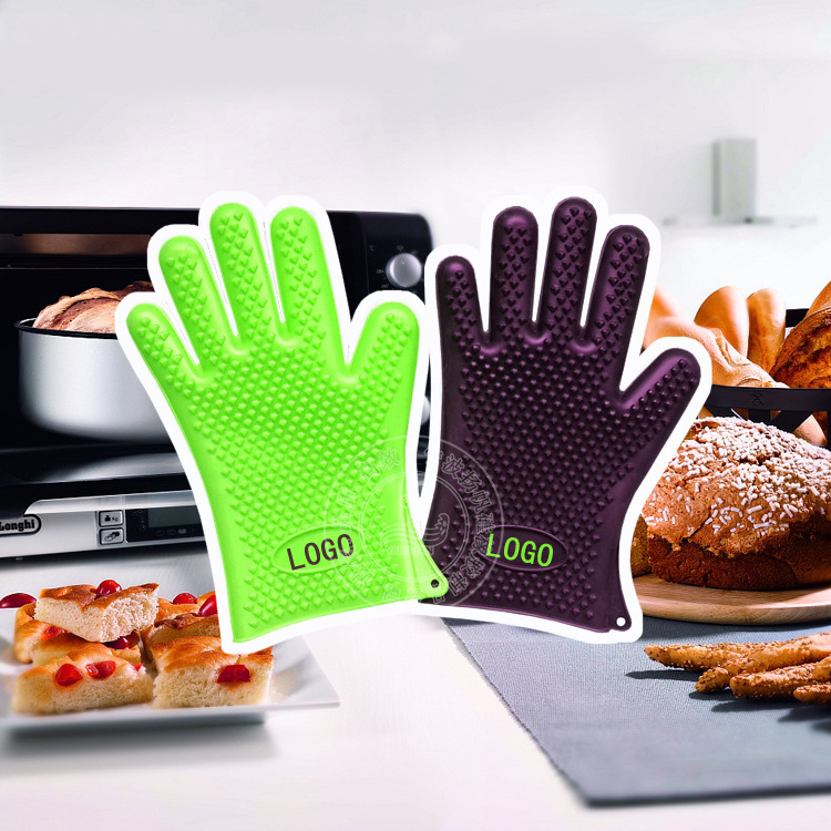 硅胶手套 烤箱烤盘微波炉手套  锅夹碟夹碗夹
