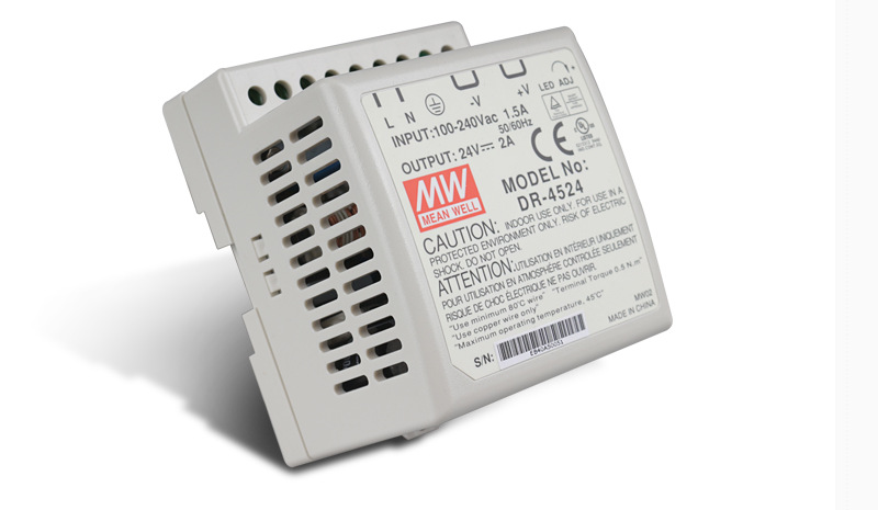 ȫ��ԭװ̨��MEAN WELL��γ�����Դ DR-45-24 45W 24V 2A �ֻ�