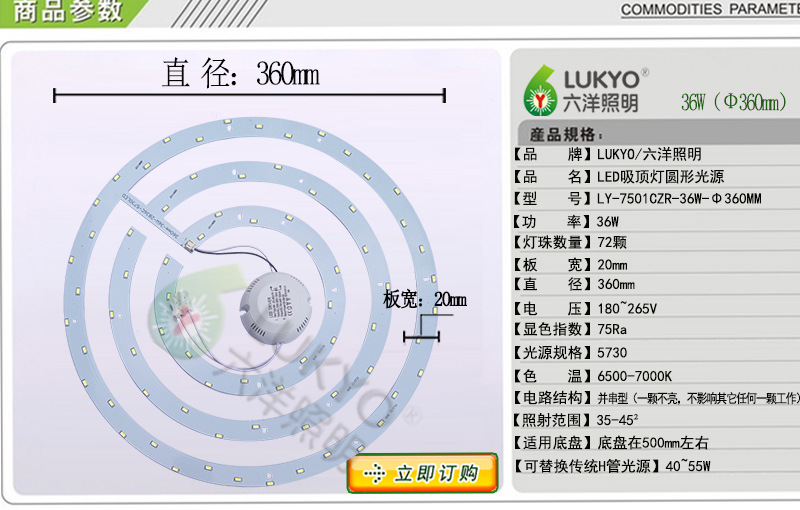 CZR-36W參數圖