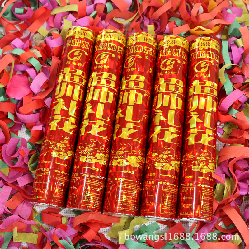 Venta al por mayor suministros festivos de boda Super guapo 30cm saludo 100 unids/caja fuegos artificiales sin polvo