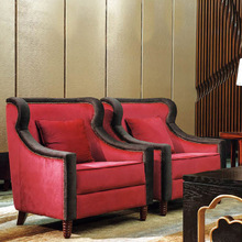 星级酒店家具 大堂布艺沙发组合 可来样定做颜色和尺寸 活动家具