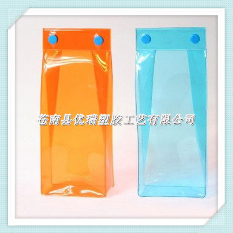 厂家定制 喜糖塑料PVC包装袋 透明PVC按扣袋 电压PVC勺子包装袋
