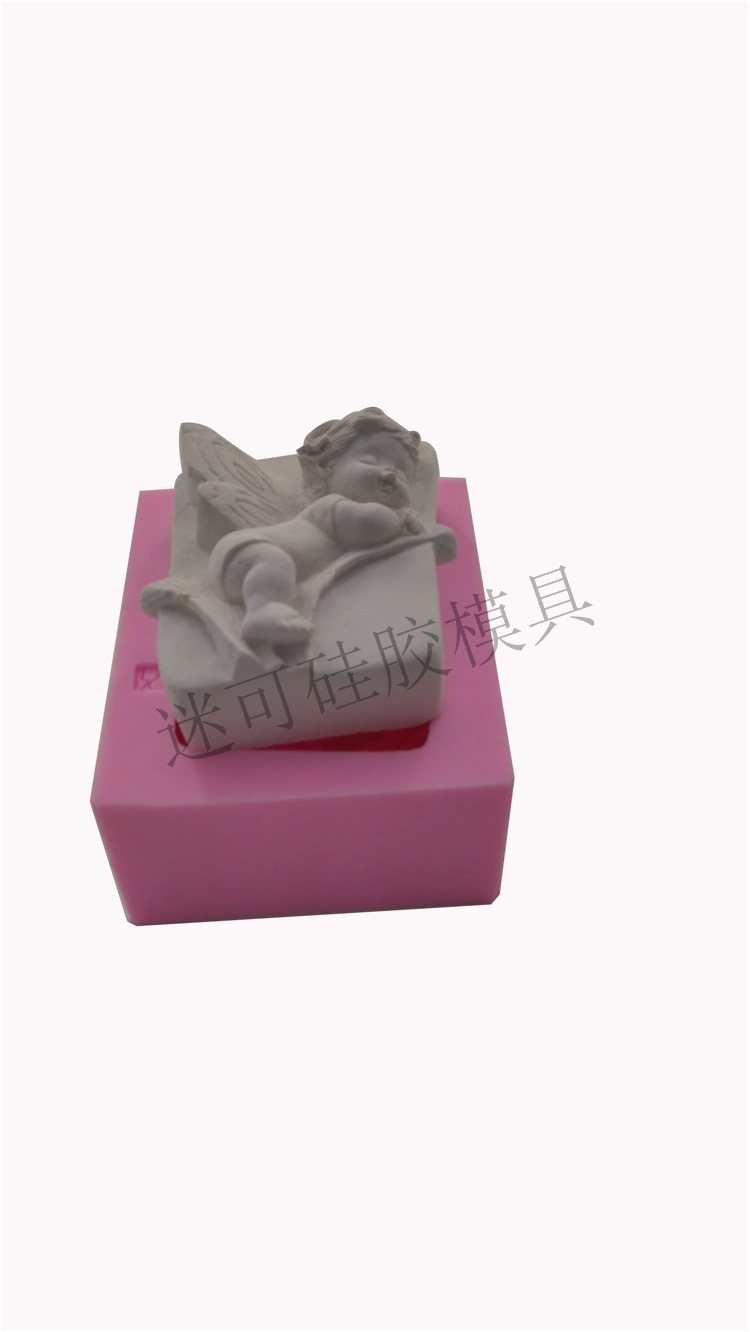 Dormir Ángel bebé jabón de silicona molde fondant cake molde Ventas Directas la fábrica