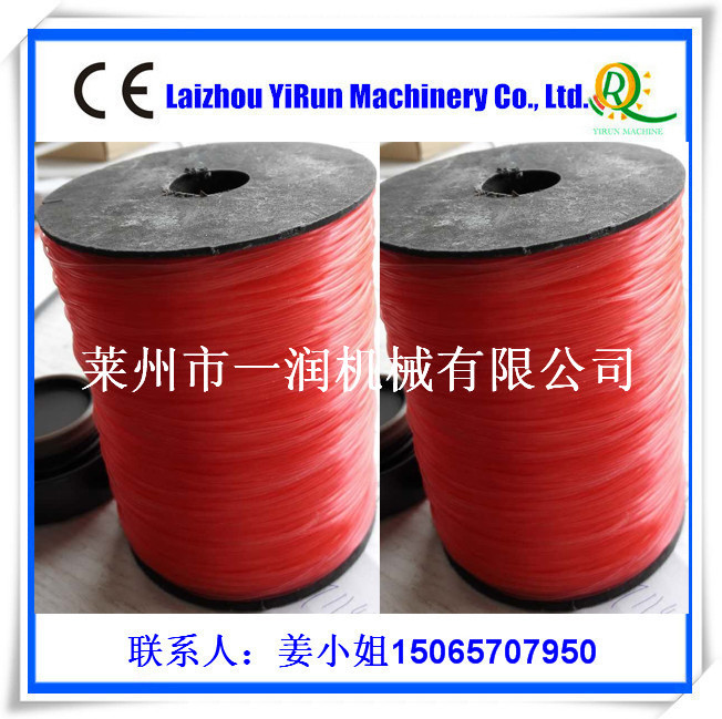 PPPE塑料圆丝拔丝机器 7042鱼丝线挤出拉丝生产线设备65机组