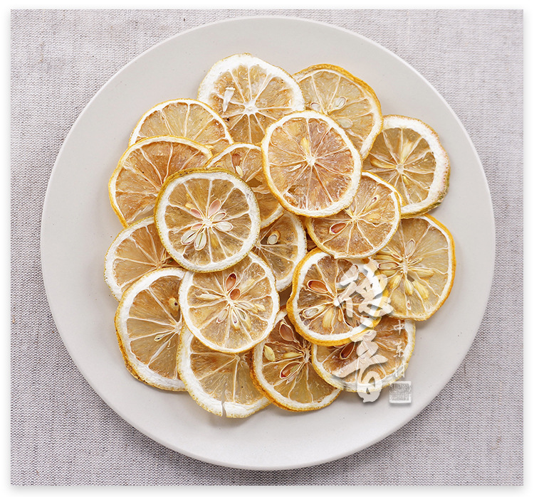 Dried Lemon Slices Ningmeng Pian Freeze Dried Citrus limon Fruit Tea Slices for Infusions and Culinary Use 100g Bag key features