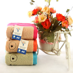 Gold Number Children's Towel Pure Cotton Thickened Twist-Free Child Towel Soft Absorbent Small Towel Baby Face Towel Wholesale