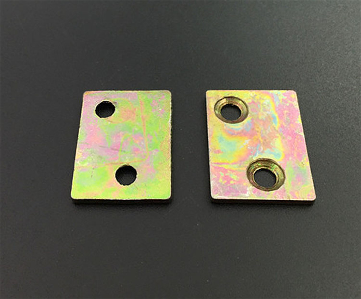 斜孔小挂片 双孔挂片 长方铁片