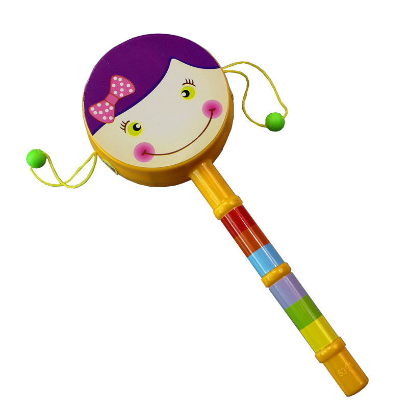 new pattern originality children Toys Cartoon Rattle drum Shake the drum baby Early education Hand Drums Night market stall Source of goods