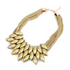 Fashionable accessory, woven short necklace handmade, European style, wholesale