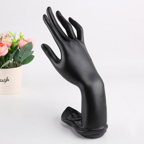 Dan Yuan Resin Lotus Hand Mold Ring Display Stand Jewelry Armoire Bracelet Necklace Ankle Chain Jewelry Prop