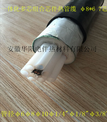 华阳生产cems烟气伴热管线 蒸汽伴热保温管缆 烟气采样伴热复合管|ru