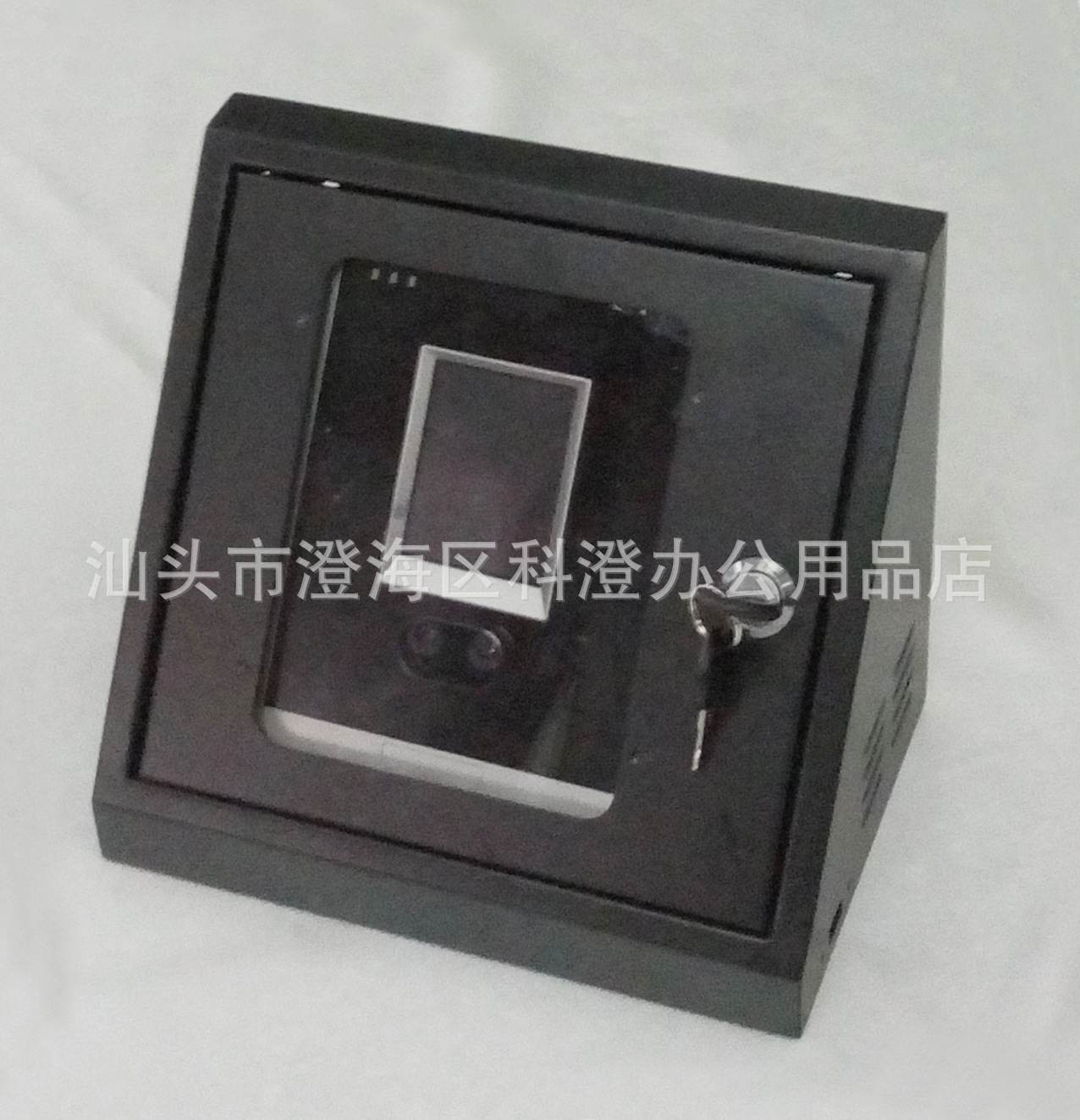 人脸识别考勤机保护盒（斜面盒-窄）  适用于辩脸通A803