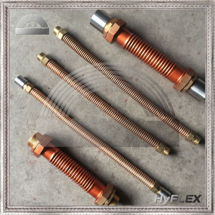 1.2寸 工业铜波纹软管 耐腐蚀水管 客户定制接头 DN32 32MM