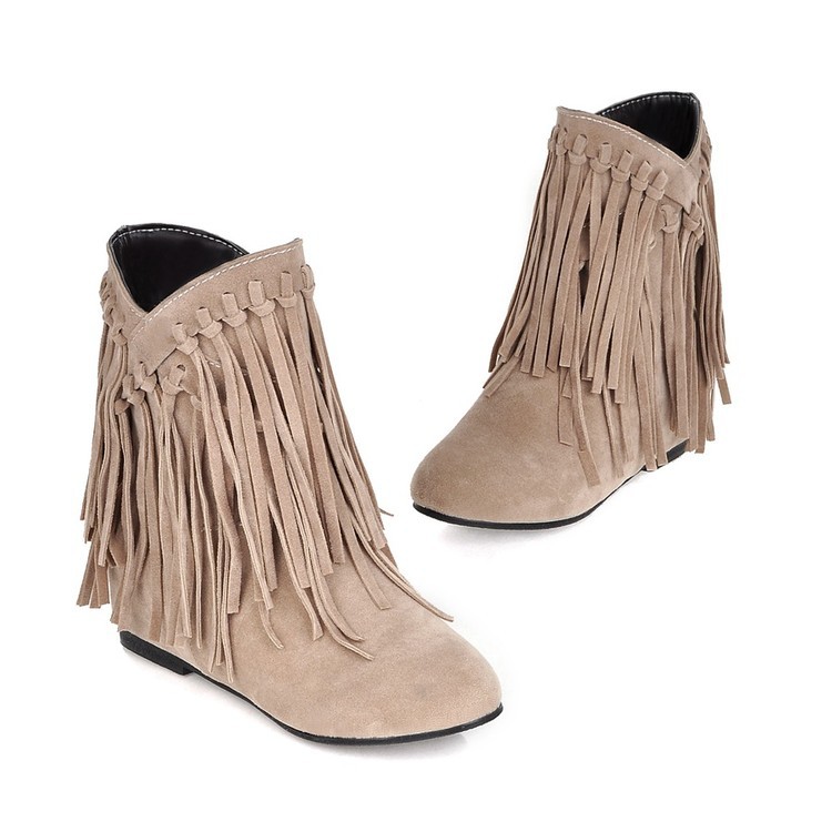 Bottes femme en PU artificiel - Ref 3355230 Image 11