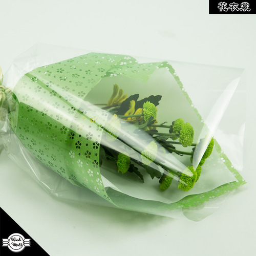 Flower clothes, flower gift packaging, cellophane bouquet materials, flower shop supplies, thickened anti-static flower shop paper wholesale