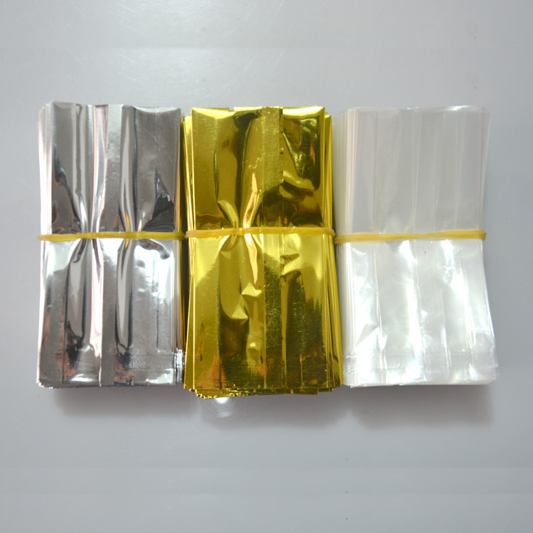 通用真空袋 金色银色包装袋 透明镀铝袋 10克食品袋 茶叶小泡袋