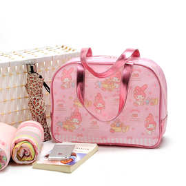 粉色女士手提包 PVC镜面包 韩版糖果色化妆包 厂家定制直销