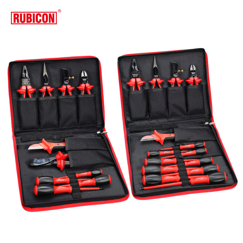 罗宾汉(RUBICON)10件REV-10套14件REV-14绝缘剪钳螺丝批工具套装