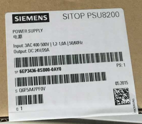 ȫ��ԭװ6EP3436-8SB00-0AY0������SITOP PSU8200 24V/20A��Դ