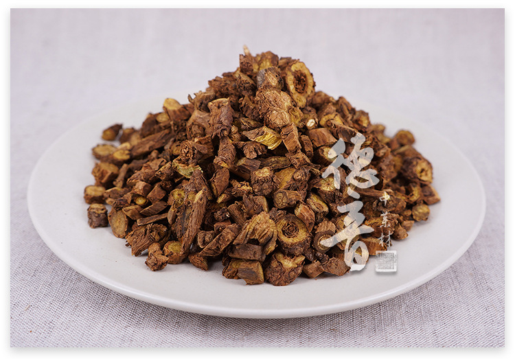 Dried Scutellaria Root Slices Ku Qin 500g Traditional Chinese Herb for Decoction and Herbal Tea quality and texture