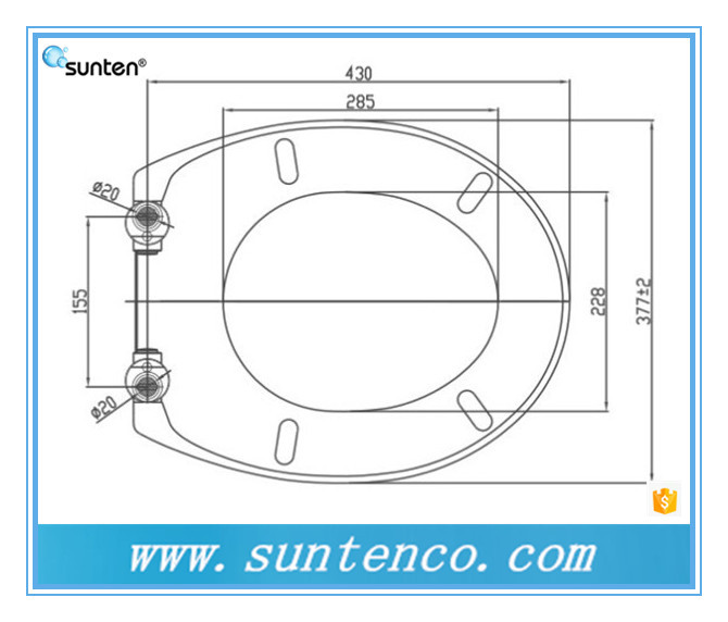 SU002-4duroplast toilet seat