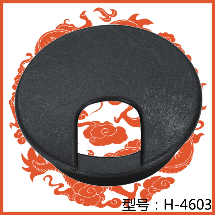 塑料線盒辦公桌面線孔蓋 電腦桌走線盒35/50尺寸穿孔線盒蓋H-4603