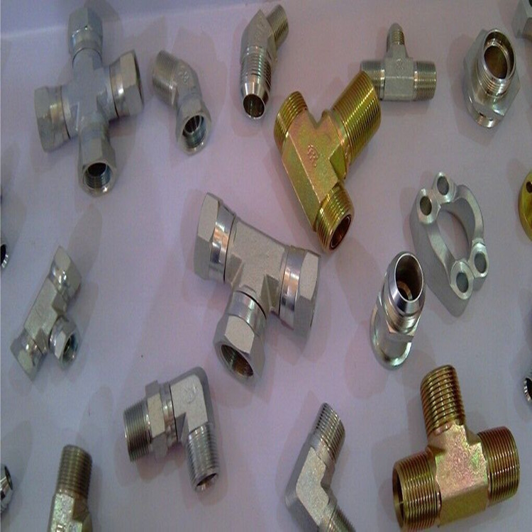 供应 国标 非标胶管接头  英锥管外螺纹碳钢液压胶管接头