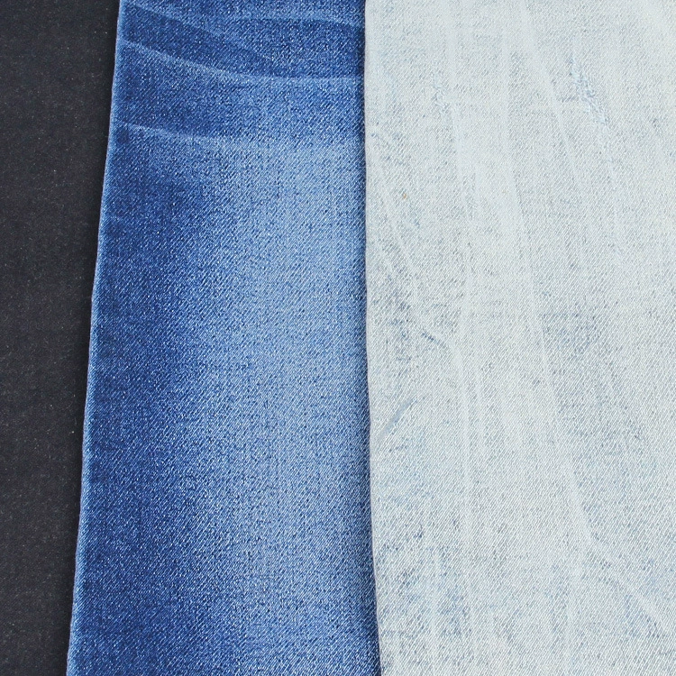 Elastic denim blue cotton cloth