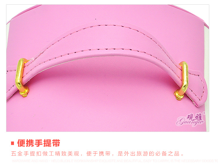 New Carrying Belt Jewelry Box Bracelet Packaging Box Leather Three-layer Jewelry Box display picture 3