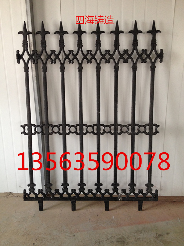 河北廊坊统帅试铸铁护栏  铁艺栅栏   铸铁围墙别墅铁艺护栏