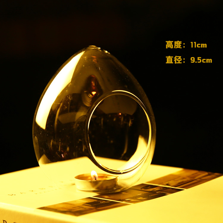 De estilo europeo de cristal titular de la vela de la boda de la cena de la boda accesorios Candelabro decoración de la Mesa adornos