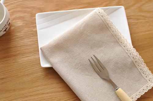 Cotton and Linen Fabric Western-style Tablecloth, Direct Manufacturer Supply, Japanese Minimalist Creative Cup Mat Office Mat